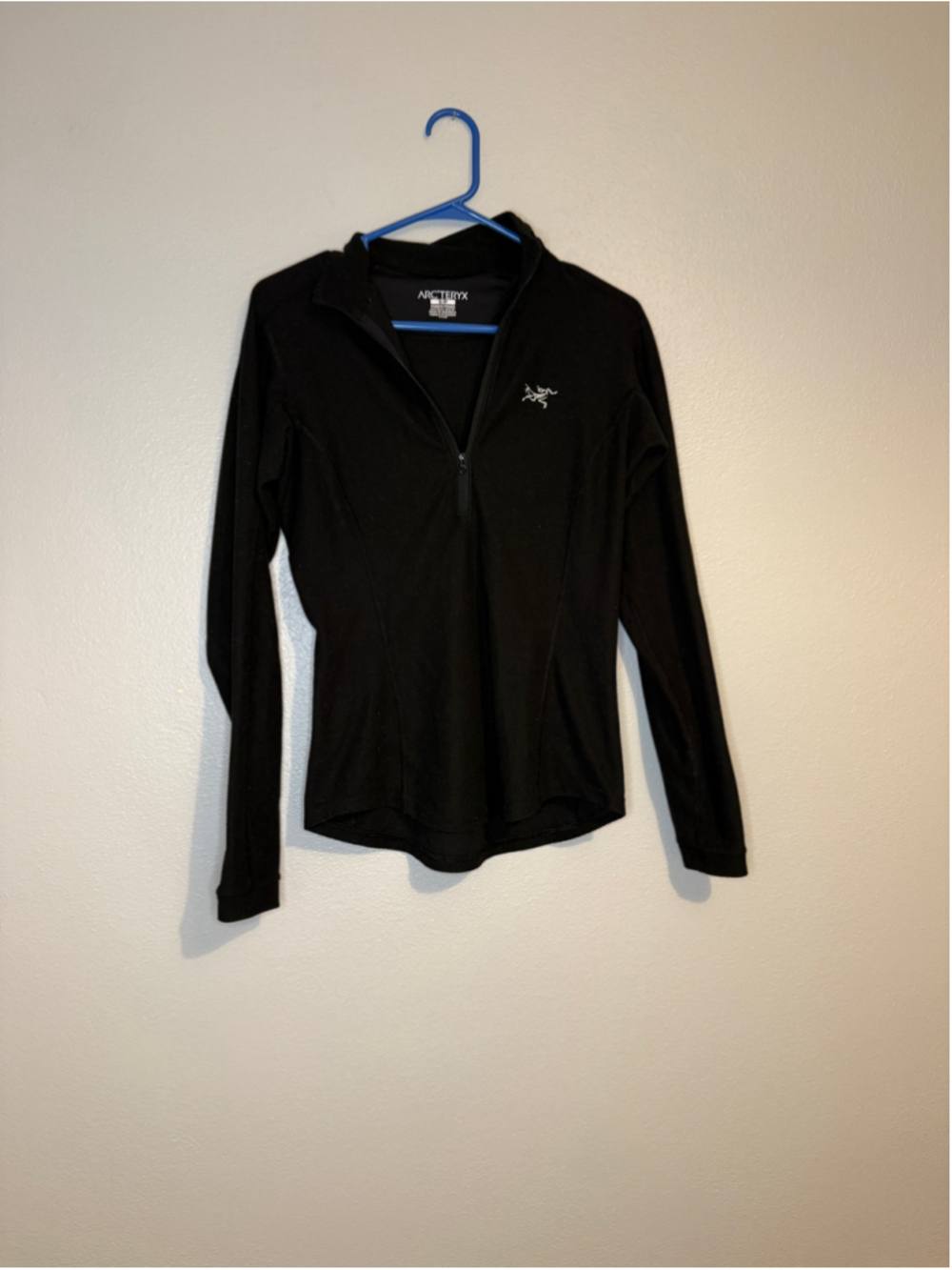 Arc’teryx Rho LT Zip Neck Black Small